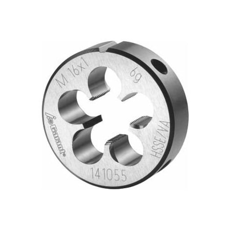 Garant M16X1 HSS-E Round Die, Closed/Pre-Slit Form 141055 16X1